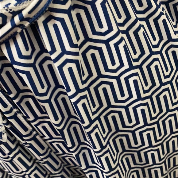 Mud Pie blue and white geometric dress - Picture 5 of 6